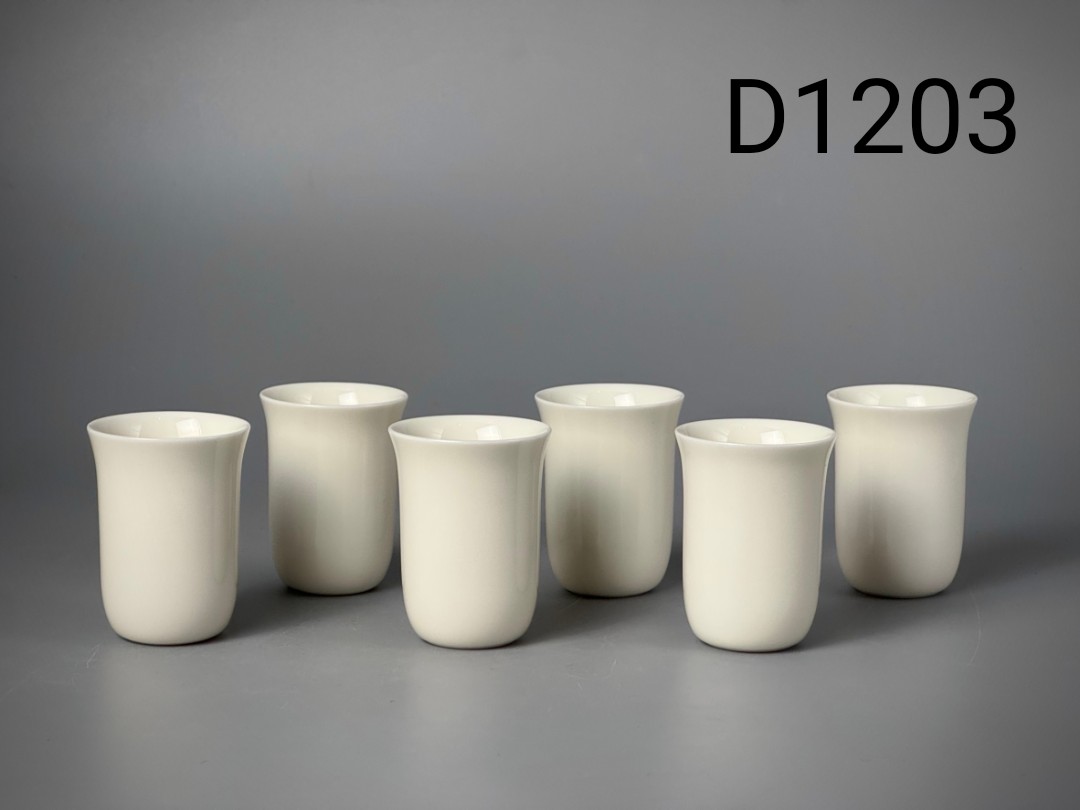 曉芳窯｜牙白聞香杯6件組